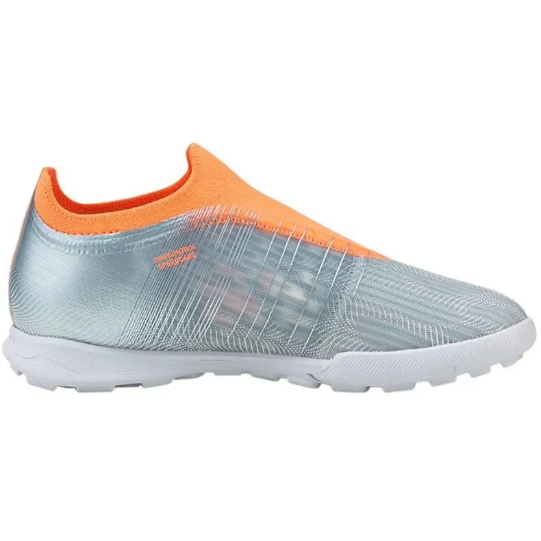 Chaussures de football Puma Ultra 3.4 Tt Jr 106740 01 gris