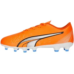 Chaussures de football Puma Ultra Play FG/AG 107233 01 orange oranges et rouges