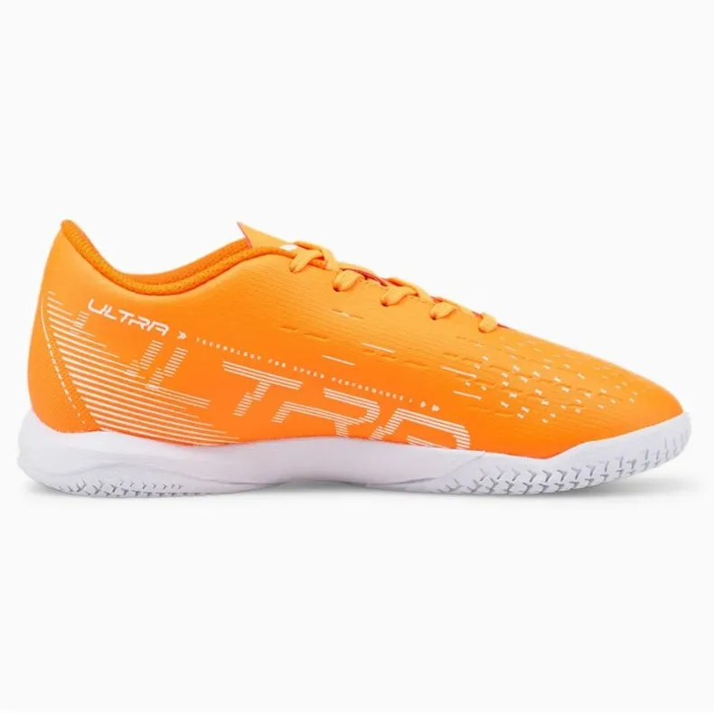 Chaussures de football Puma Ultra Play It 107237 01 orange oranges et rouges