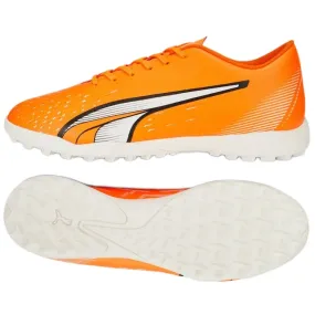 Chaussures de football Puma Ultra Play Tt 107226 01 orange oranges et rouges