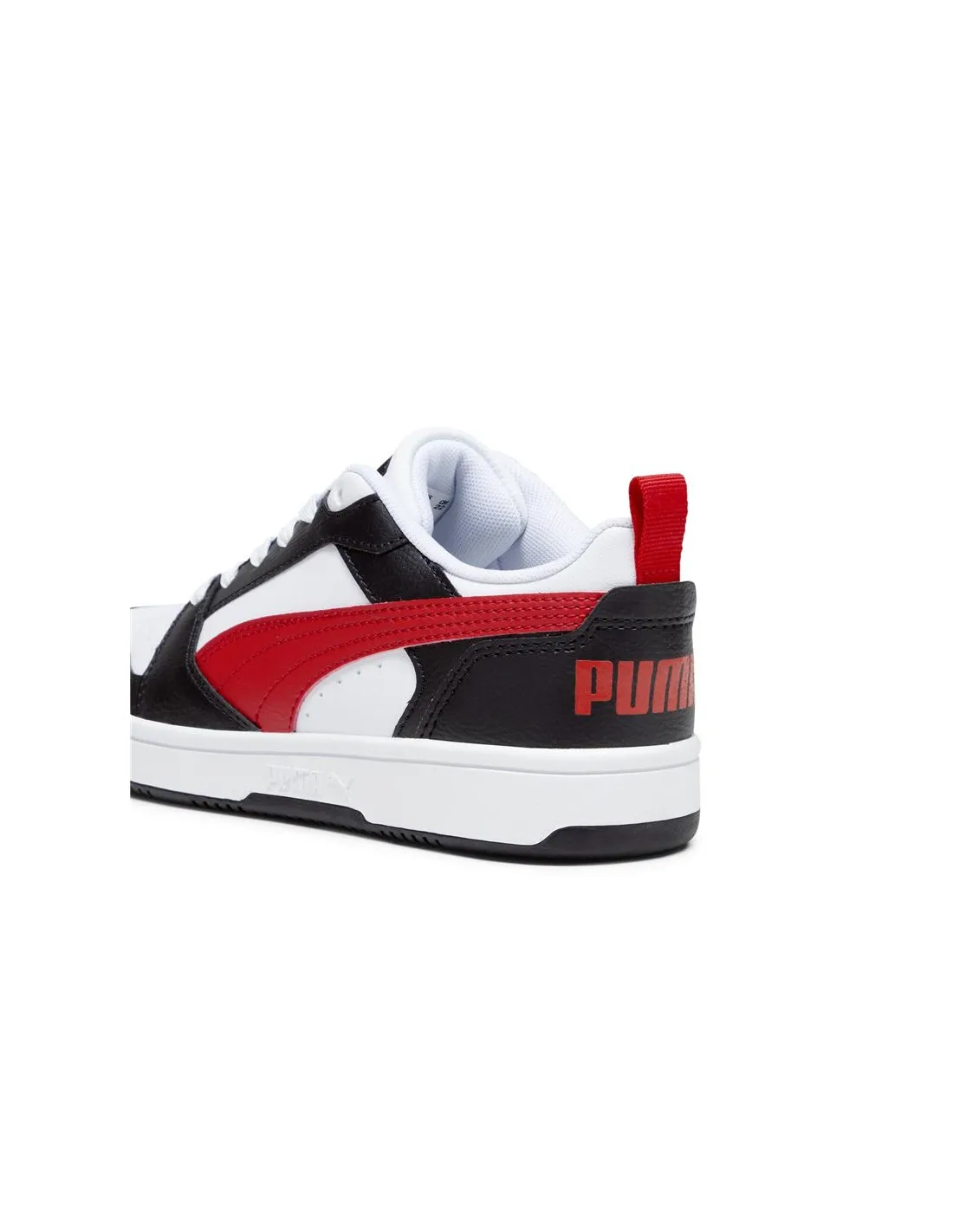 Chaussures de Puma Rebound V6 Low Enfant White