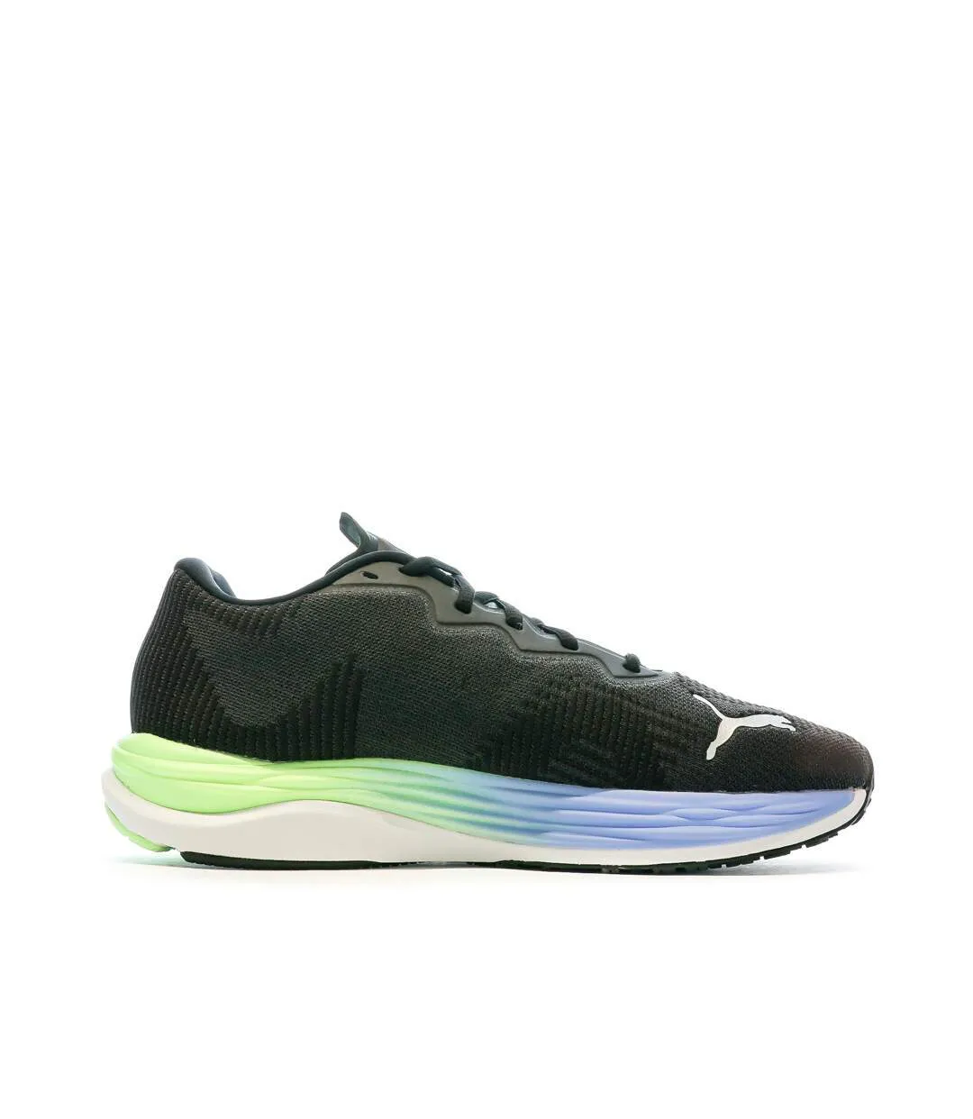 Chaussures de Running Noire/Verte Homme Puma Velocity Nitro