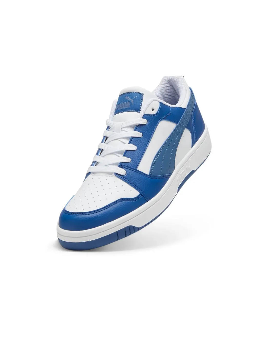 Chaussures Décontracté Puma Rebound V6 Low Clyde Royal-Blue Horizon-White