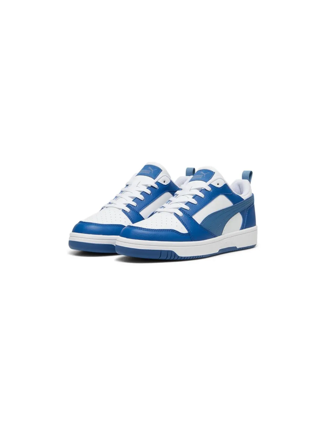 Chaussures Décontracté Puma Rebound V6 Low Clyde Royal-Blue Horizon-White