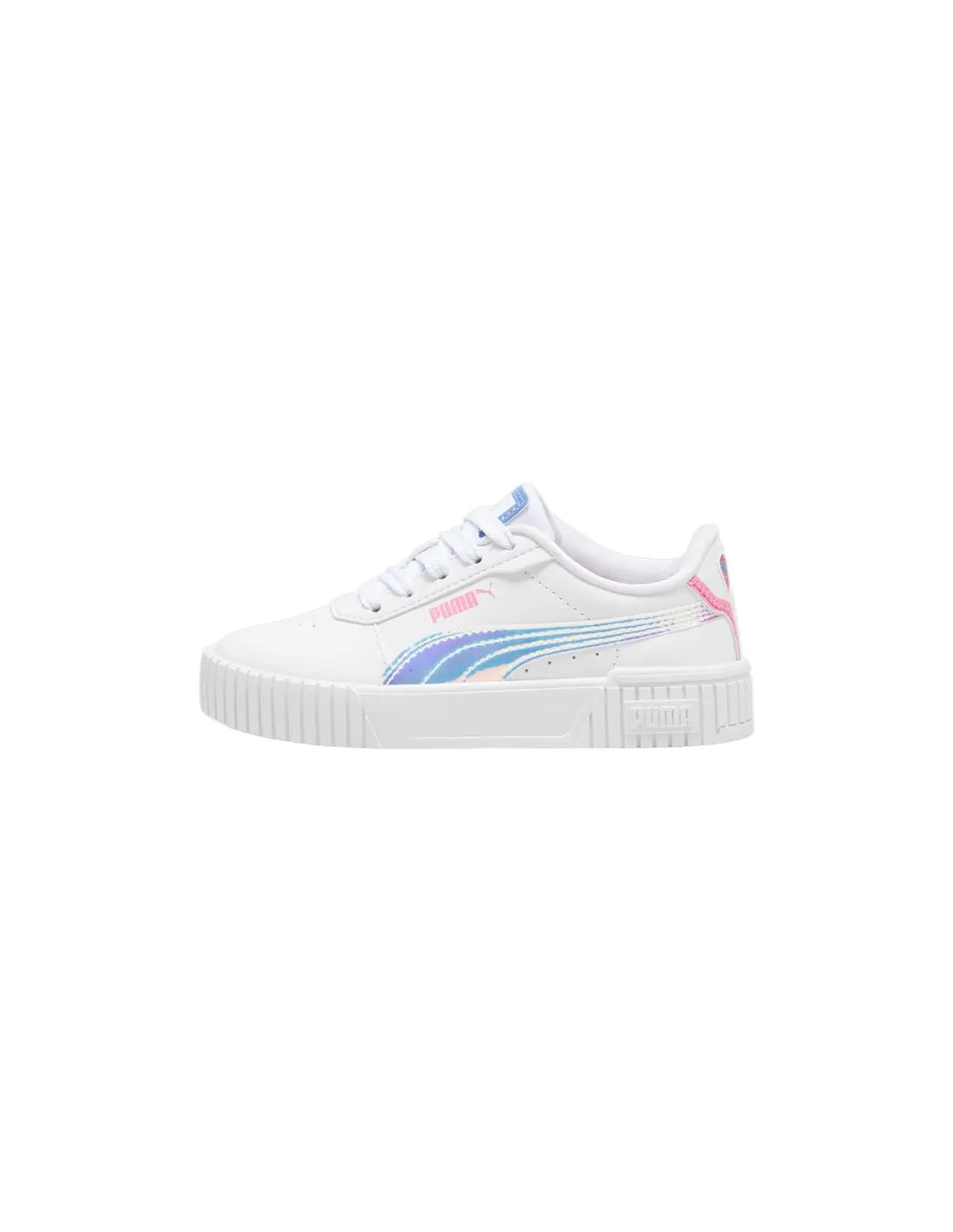 Chaussures Puma Carina 2.0 Deep Dive White Enfant