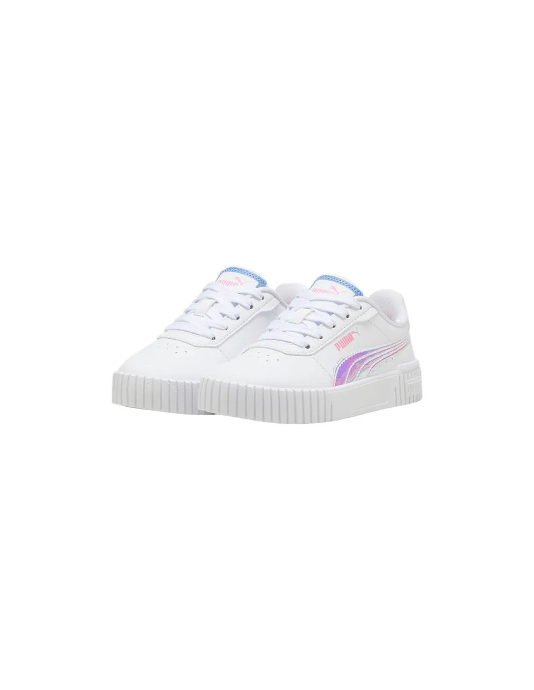 Chaussures Puma Carina 2.0 Deep Dive White Enfant