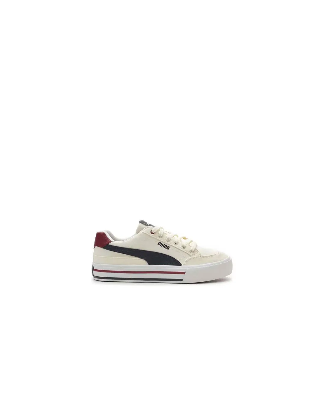 Chaussures Puma Court Classic Vulc F Homme Beige White