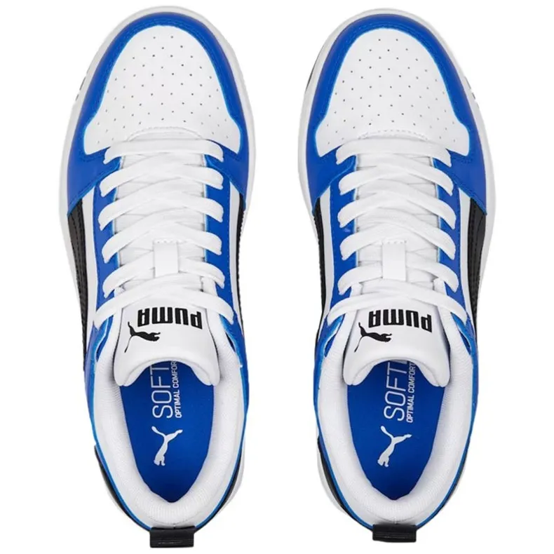 Chaussures Puma Rebound Layup Lo Sl Jr 370490 19 blanche