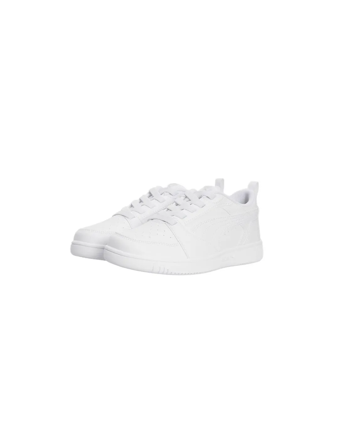 Chaussures Puma Rebound V6 Low White Enfant