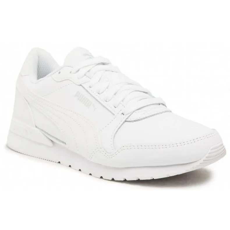 Chaussures Puma St Runner v3 L Jr 384904 02 blanche