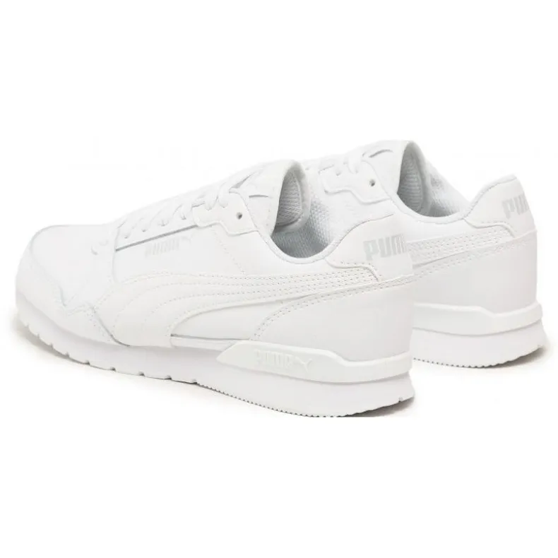 Chaussures Puma St Runner v3 L Jr 384904 02 blanche