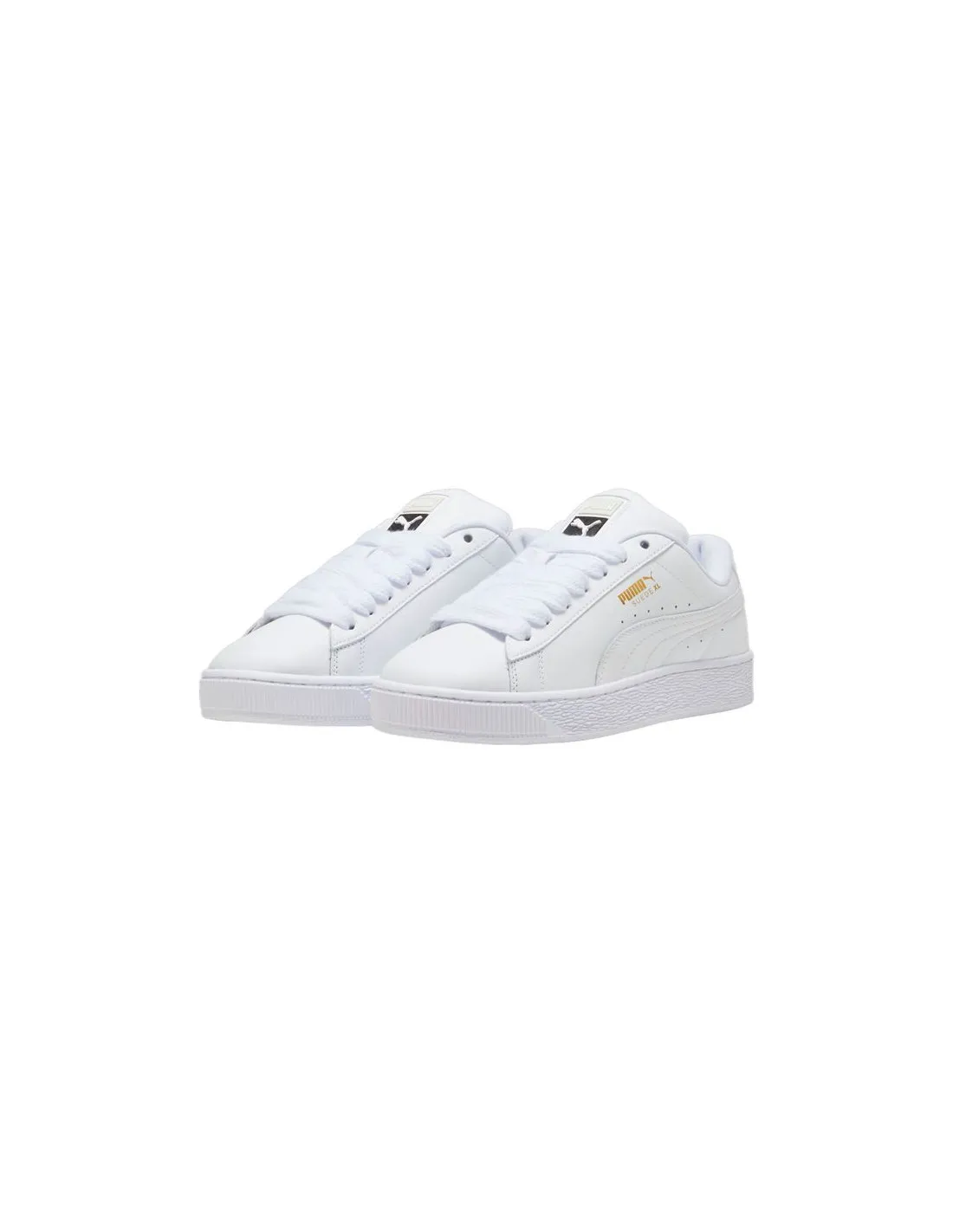 Chaussures Puma Suede XL Lth White Vapor Gray