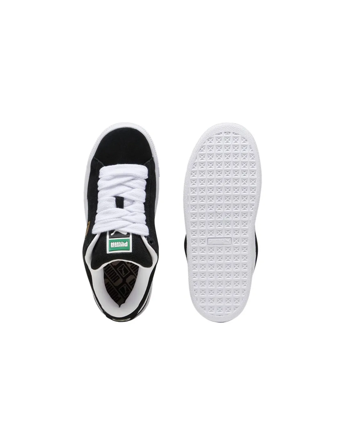 Chaussures Puma Suede XL Noir Blanc Enfant