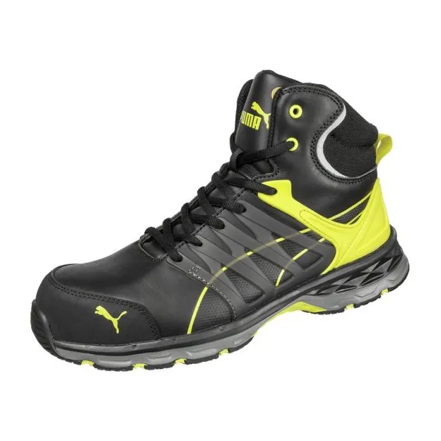 Chaussures Puma Velocity 2.0 Yellow Mid M MLI-S12B1 noir le noir