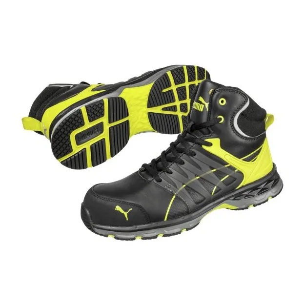 Chaussures Puma Velocity 2.0 Yellow Mid M MLI-S12B1 noir le noir