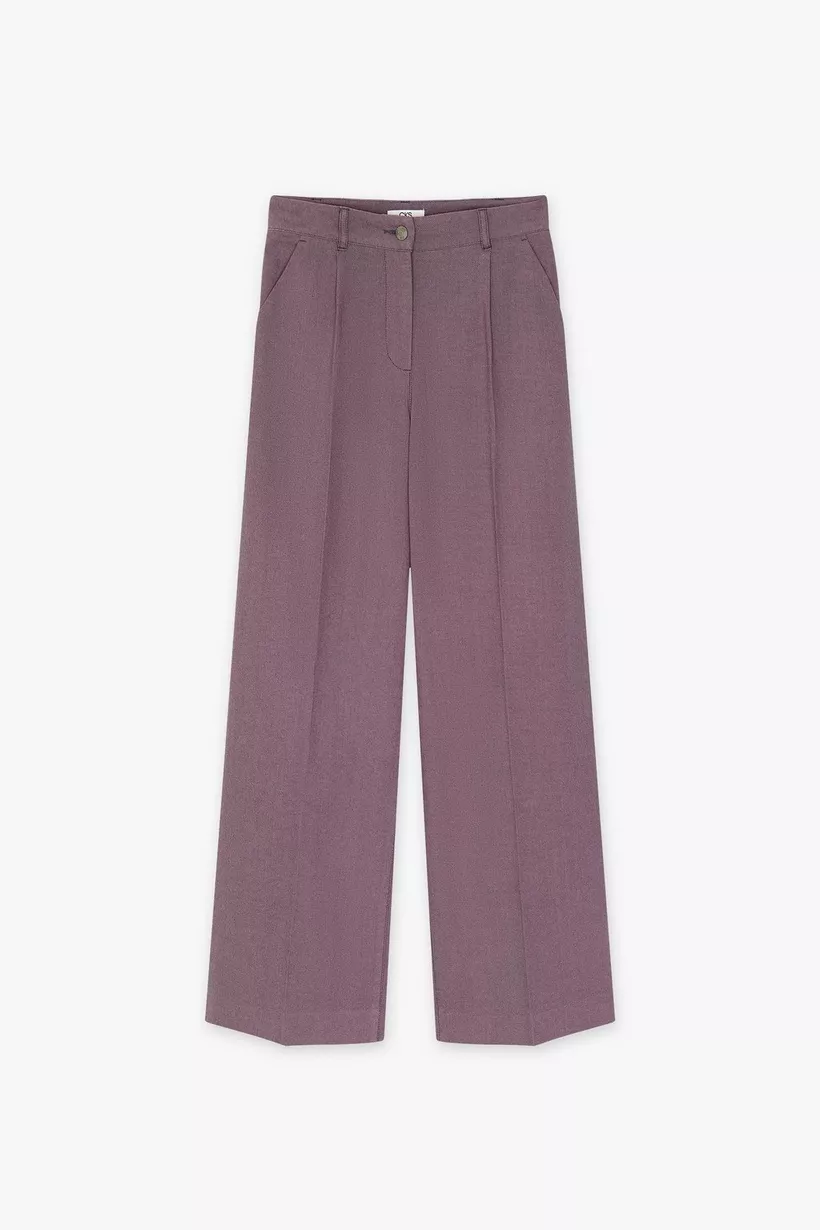 CKS RODA Pantalon Long Femme Violet