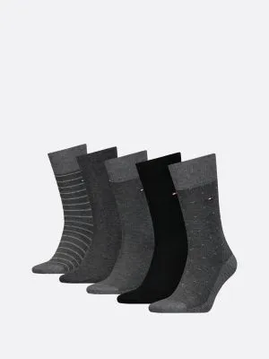 Coffret de 5 paires de chaussettes Classics | Gris | Tommy Hilfiger