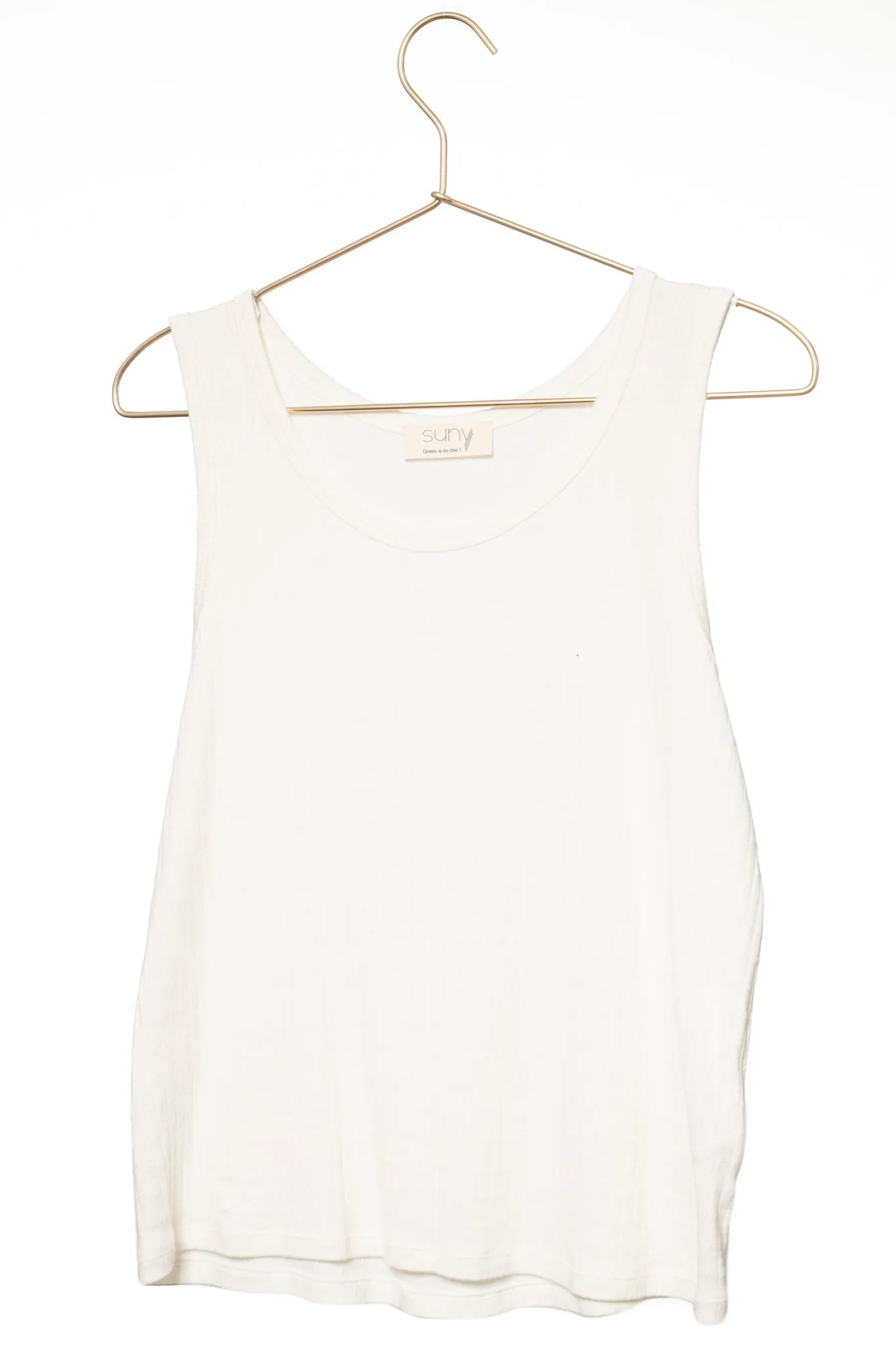 Débardeur en coton bio CHLOE creme fouettee