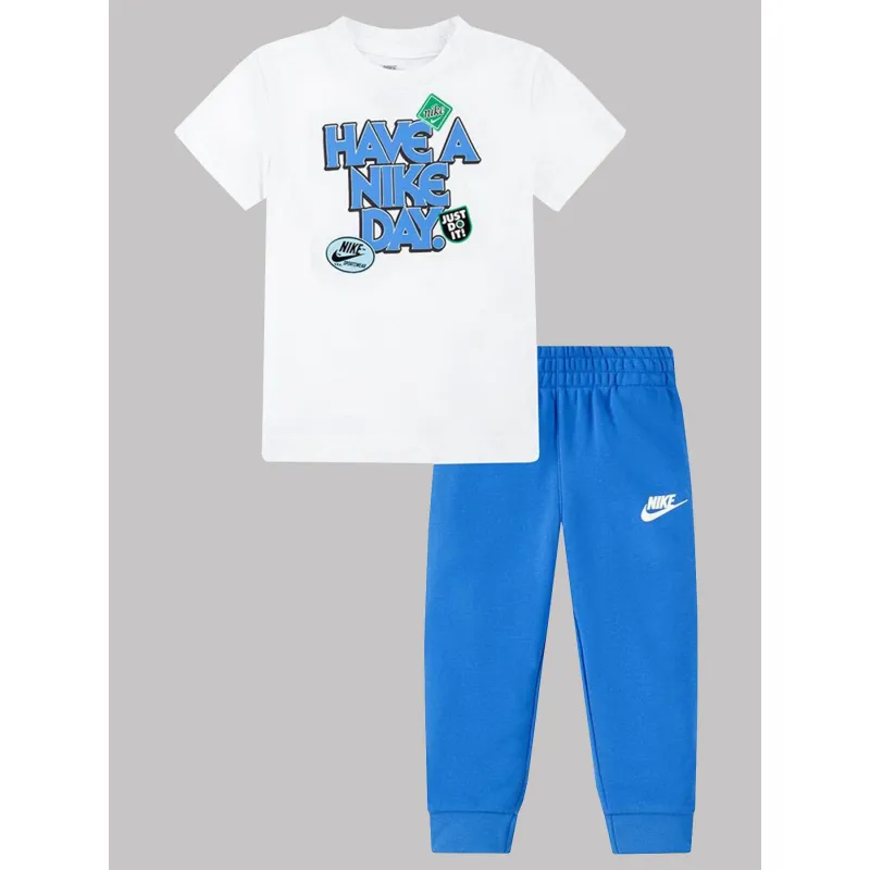 Ensemble de survêtements i 3s jog bleu enfant - Adidas | wimod