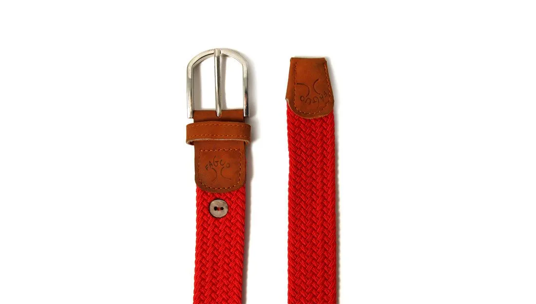 FAGUO Belt rouge orangé rouge orangé