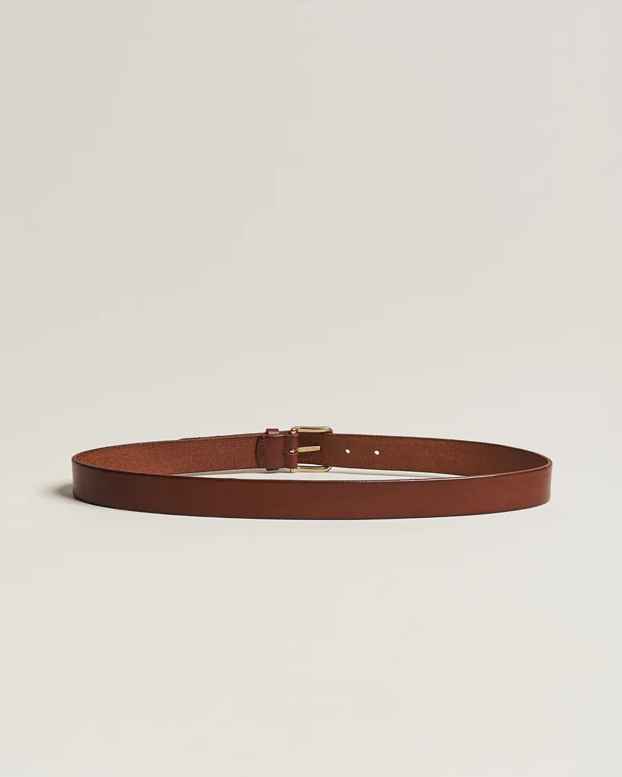 Leather Belt 3 cm Cognac