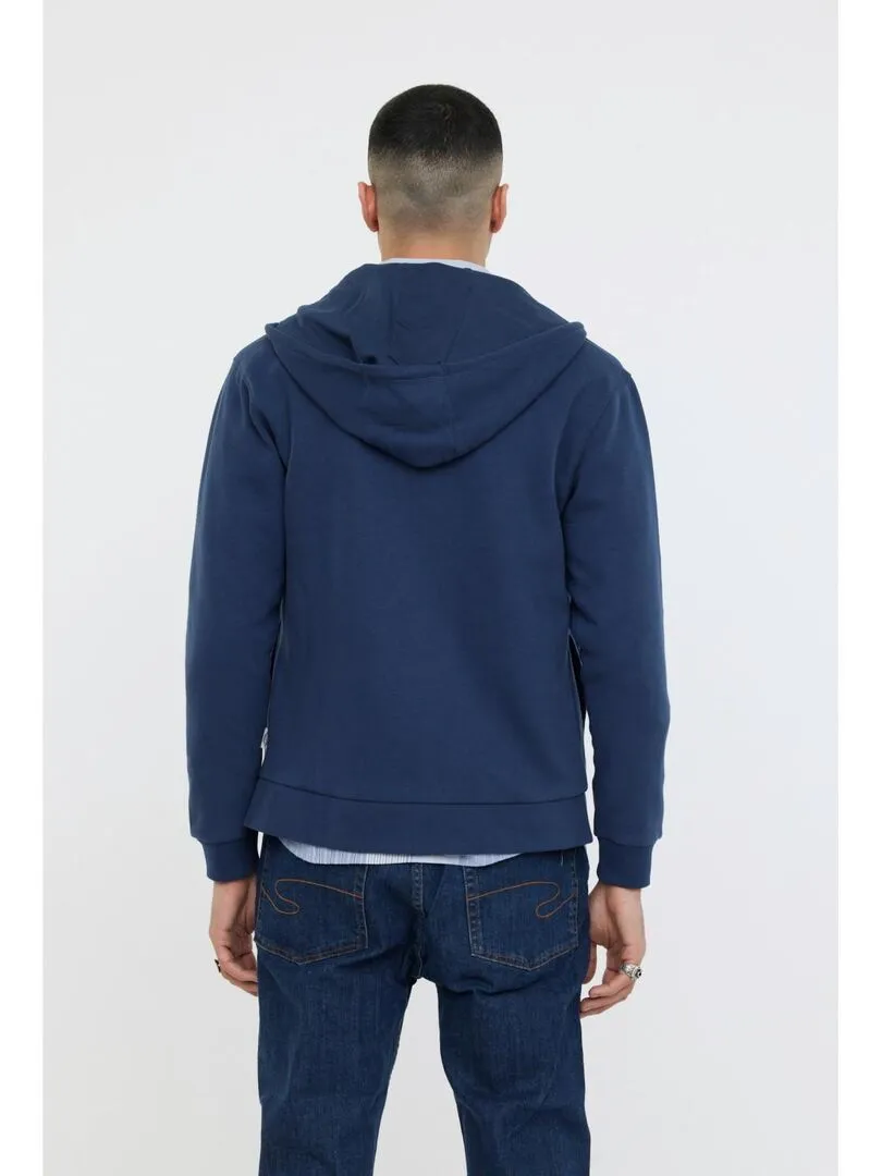 Lee Cooper - Sweatshirt manches longues coton loose EMILE - Bleu foncé