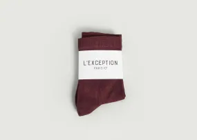 L’Exception Paris Chaussettes brodées - Trouva