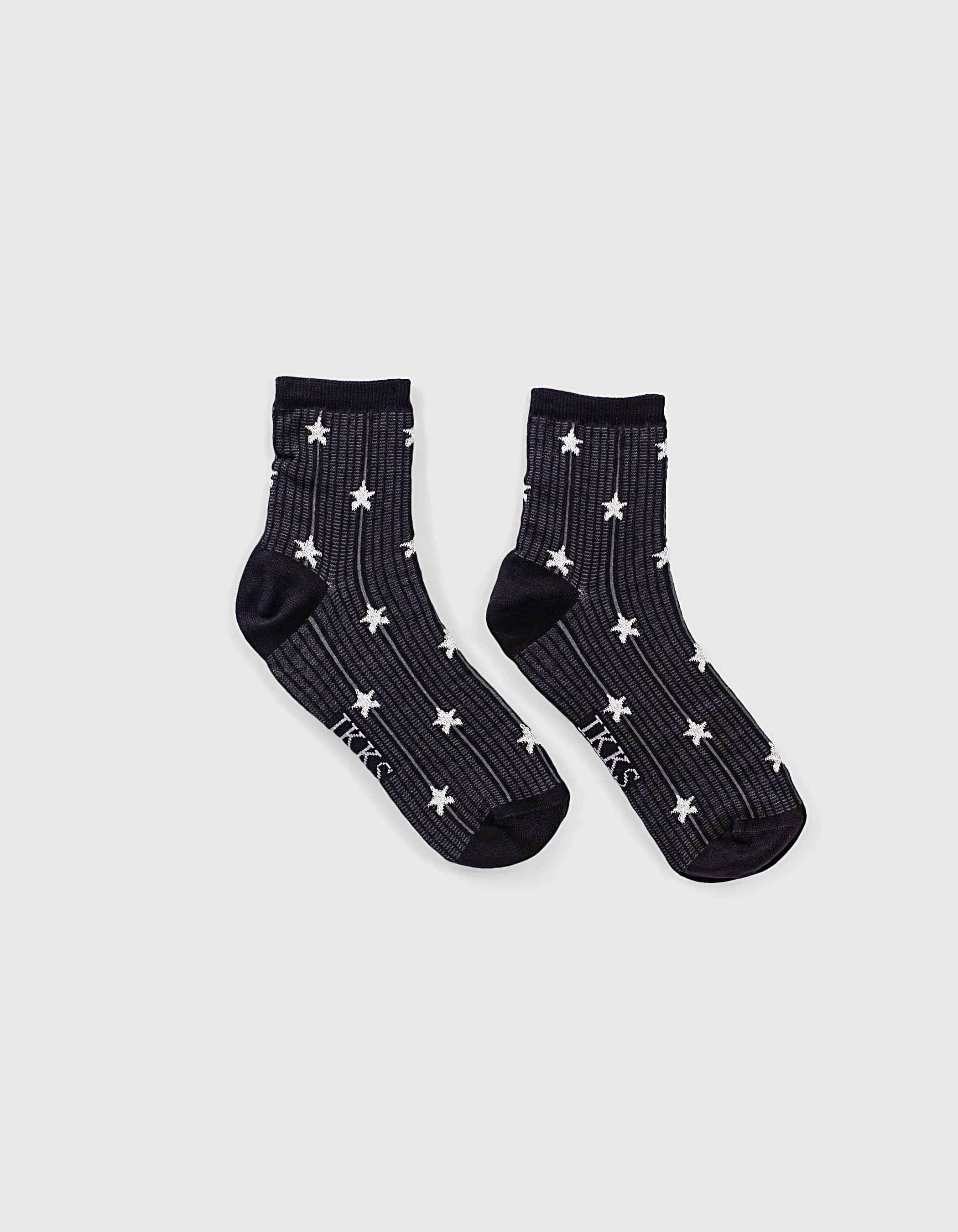 Lot 3 paires de chaussettes étoiles rock femme