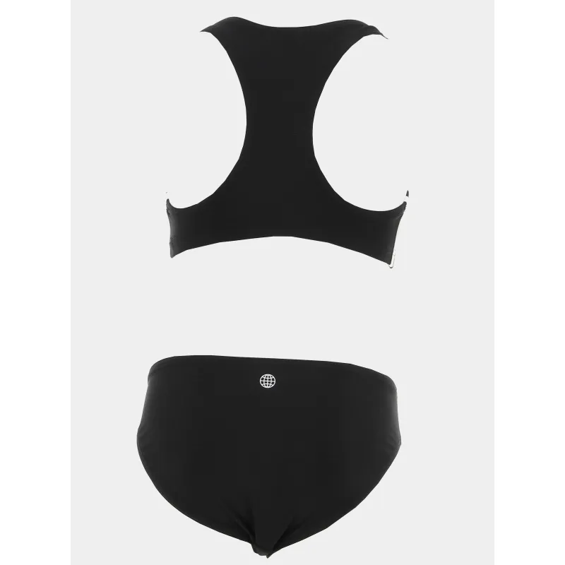 Maillot de bain natation 2 pièces fit 3s noir fille - Adidas | wimod