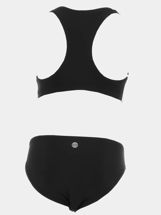 Maillot de bain natation 2 pièces fit 3s noir fille - Adidas | wimod