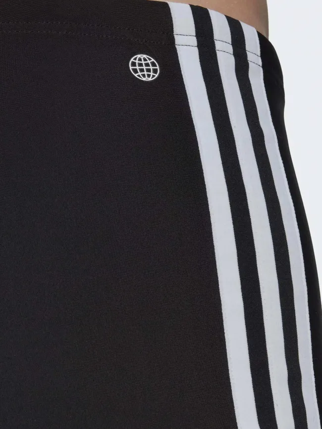 Maillot de bain natation stripes noir homme - Adidas | wimod