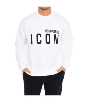 Men's long-sleeved crew-neck sweatshirt S79GU0004-S25042