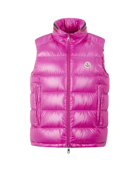 MONCLER  Veste sans manches - Rose