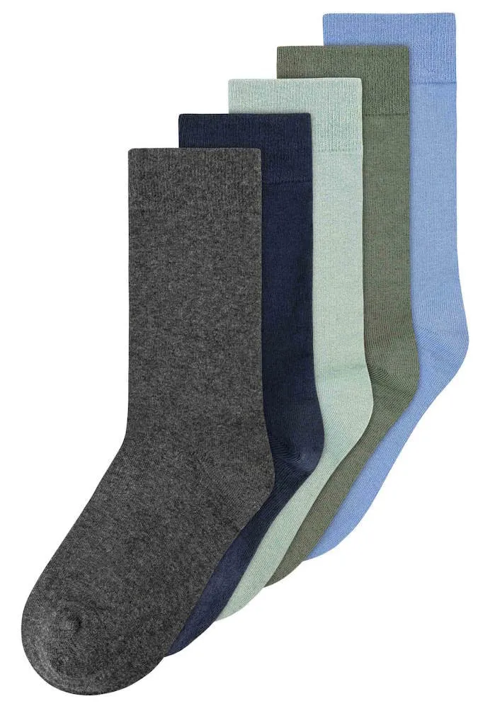 Pack de 5 paires de chaussettes en coton bio