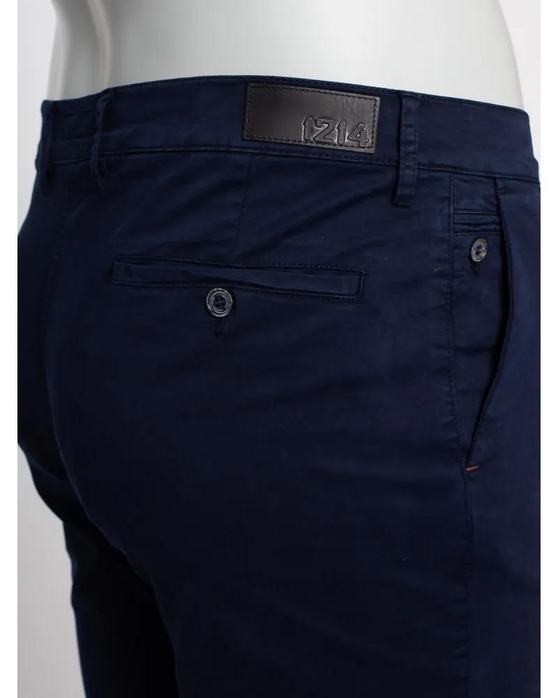 Pantalon chino 1214 bleu marine pour Homme Grand - Size-factory