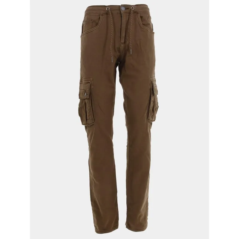 Pantalon chino slim josh gris homme - Benson & Cherry | wimod