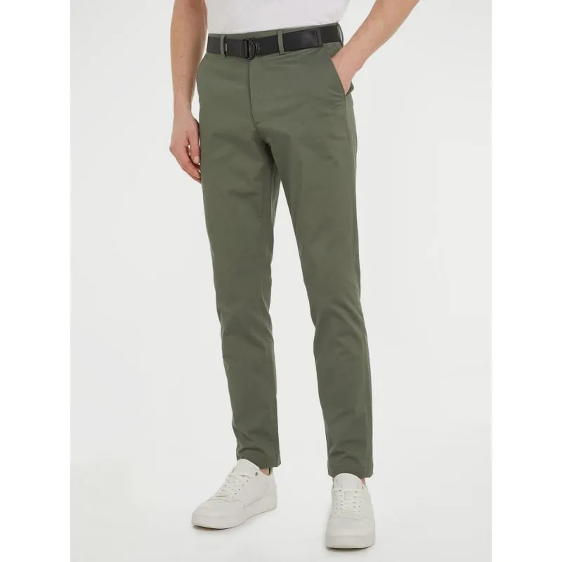 Pantalon chino slim josh gris homme - Benson & Cherry | wimod