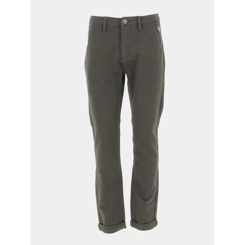 Pantalon chino slim josh gris homme - Benson & Cherry | wimod