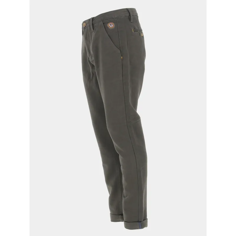 Pantalon chino slim josh gris homme - Benson & Cherry | wimod