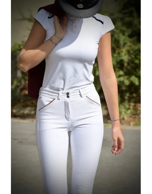 Pantalon d'Equitation Point Sellier - Blanc