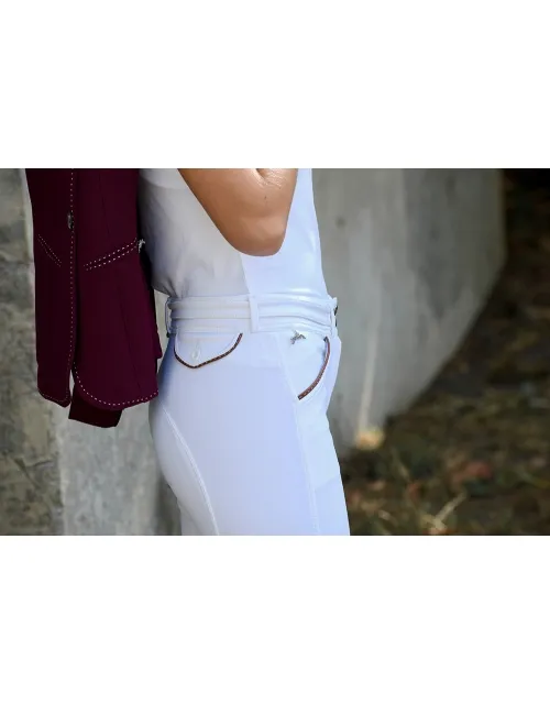 Pantalon d'Equitation Point Sellier - Blanc