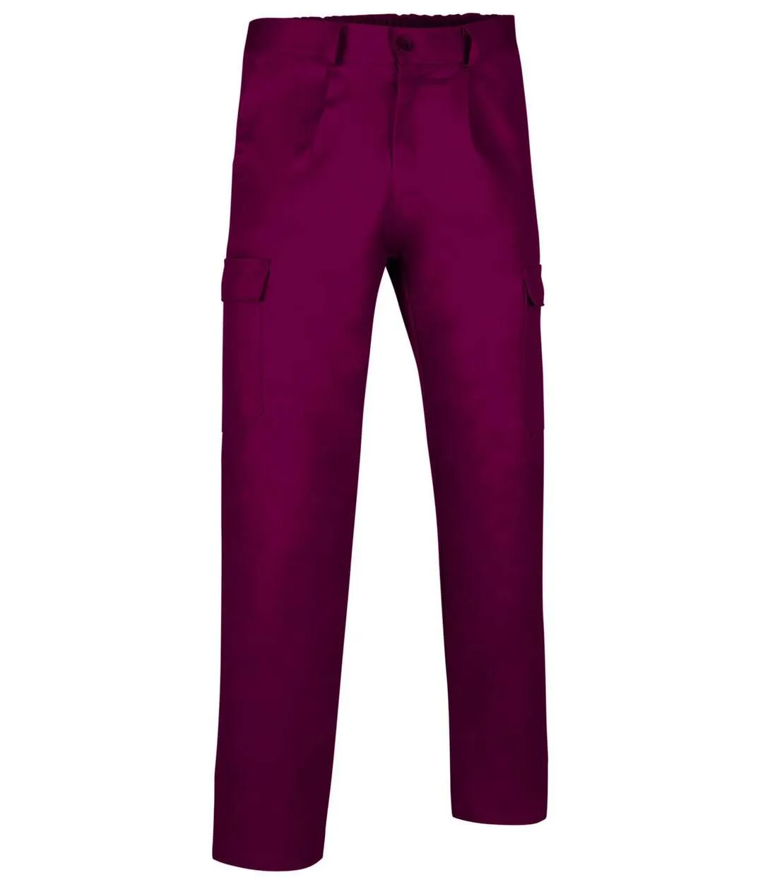 Pantalon de travail multipoches - Homme - CHISPA - rouge bordeaux