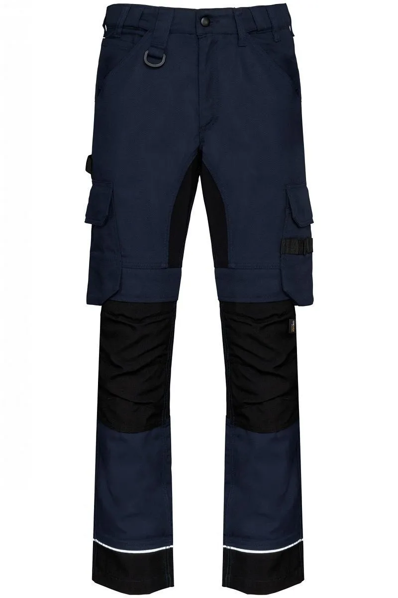 Pantalon de travail performance - Recyclé - Homme - WK743 - bleu marine 