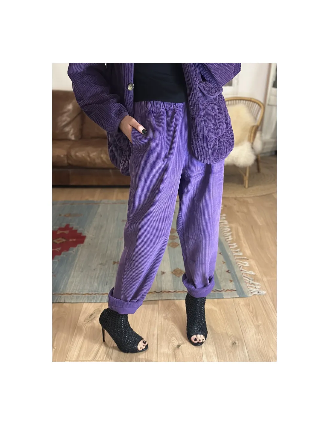 Pantalon LULU violet