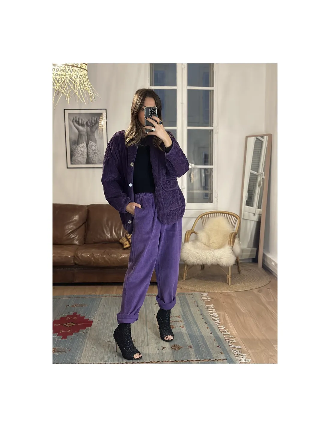 Pantalon LULU violet