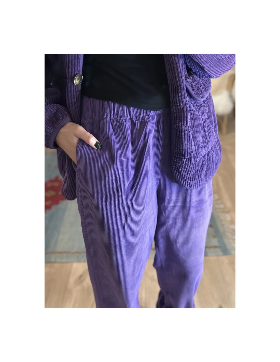 Pantalon LULU violet