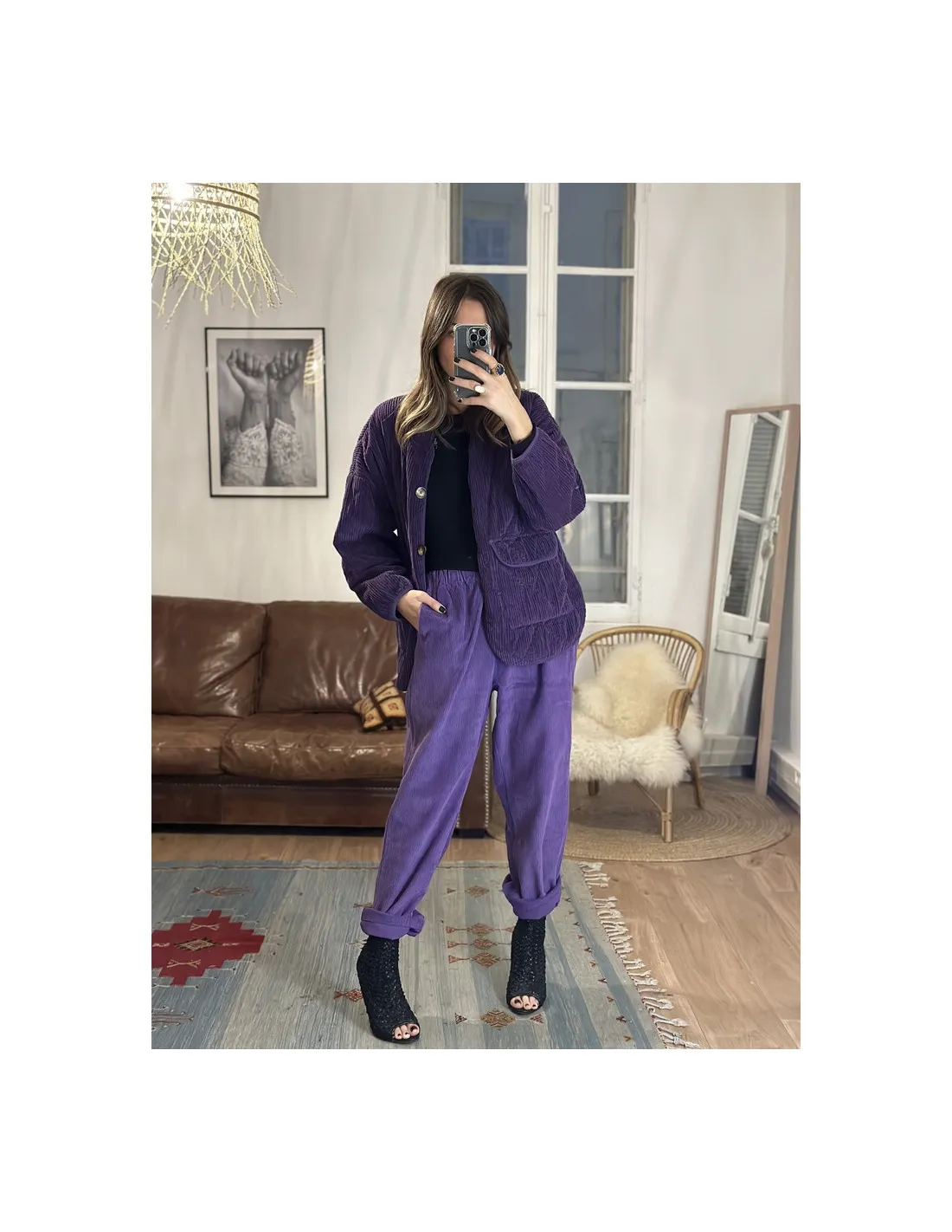 Pantalon LULU violet