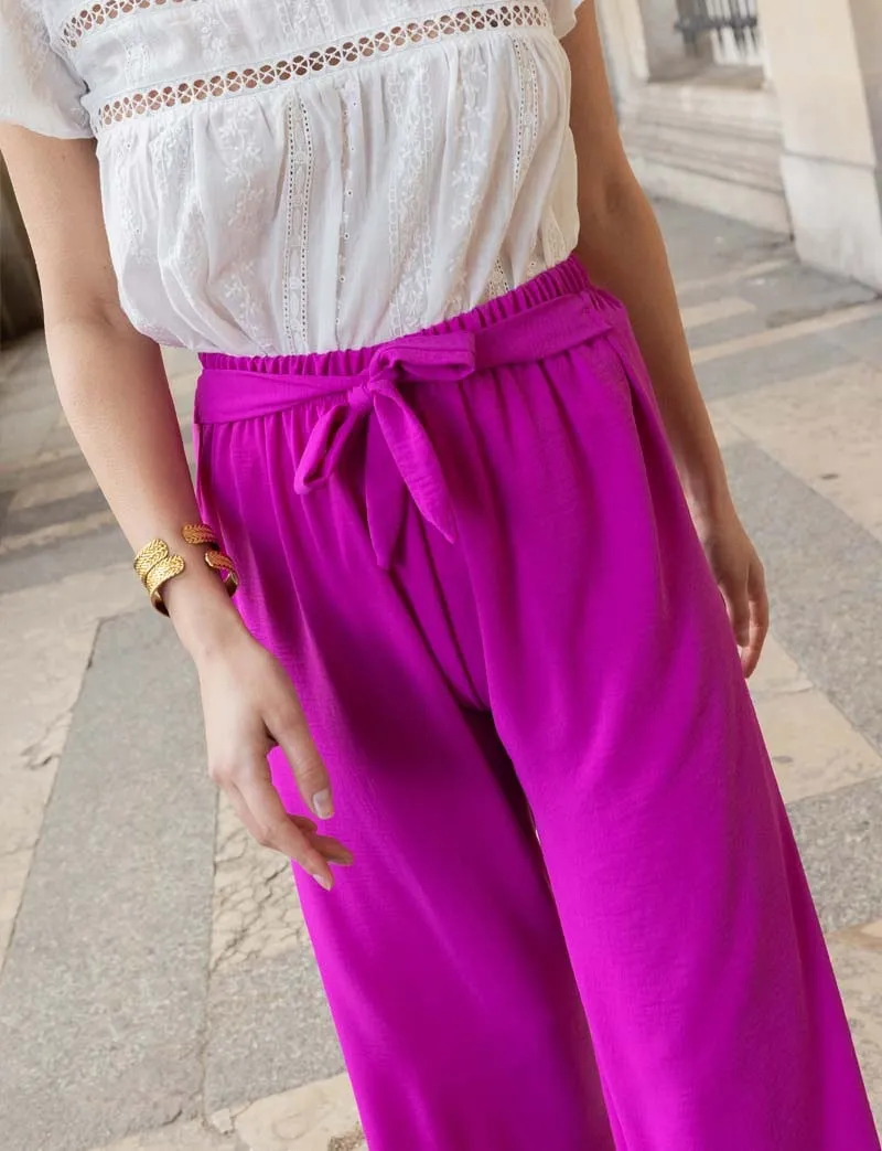 Pantalon magenta Mario