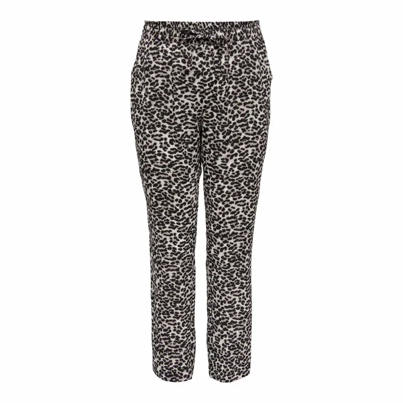 Pantalon slim léopard taille élastique cordon Femme ONLY CARMAKOMA à