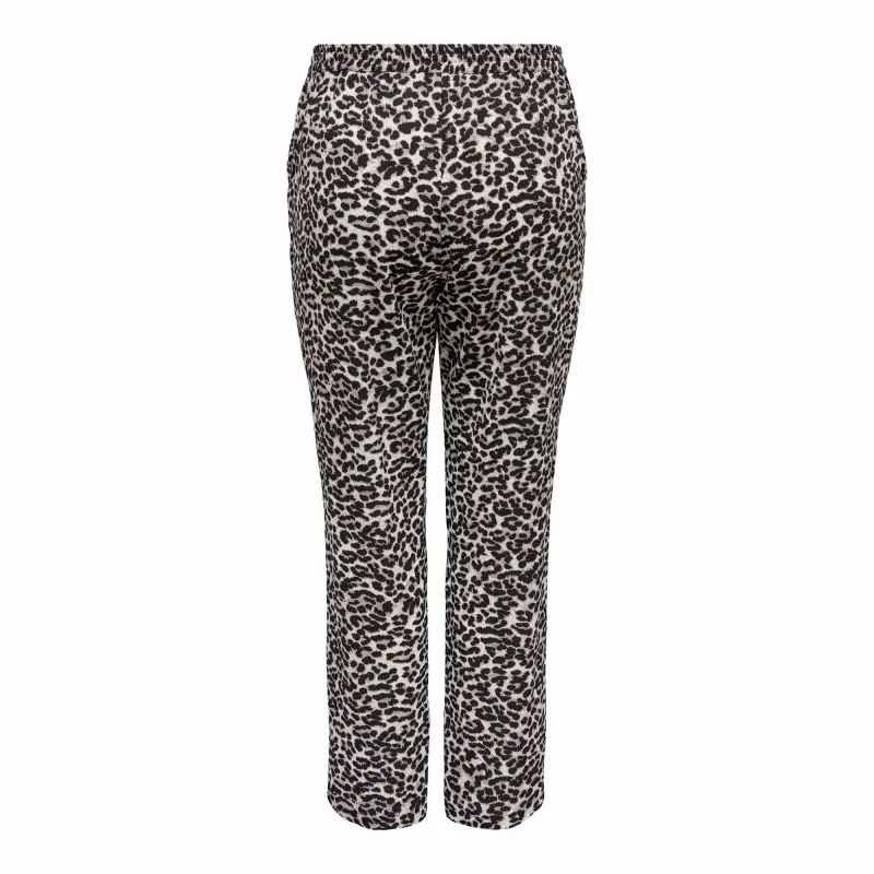 Pantalon slim léopard taille élastique cordon Femme ONLY CARMAKOMA à